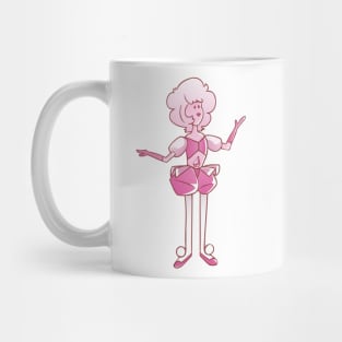 Pink Diamond Cartoon-y Mug